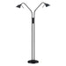 Kendal Canada - Two Light Floor Lamp - Oslo Twins - Black- Union Lighting Luminaires Decor
