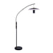 Kendal Canada - LED Floor Lamp - Sley - Black & Brass- Union Lighting Luminaires Decor