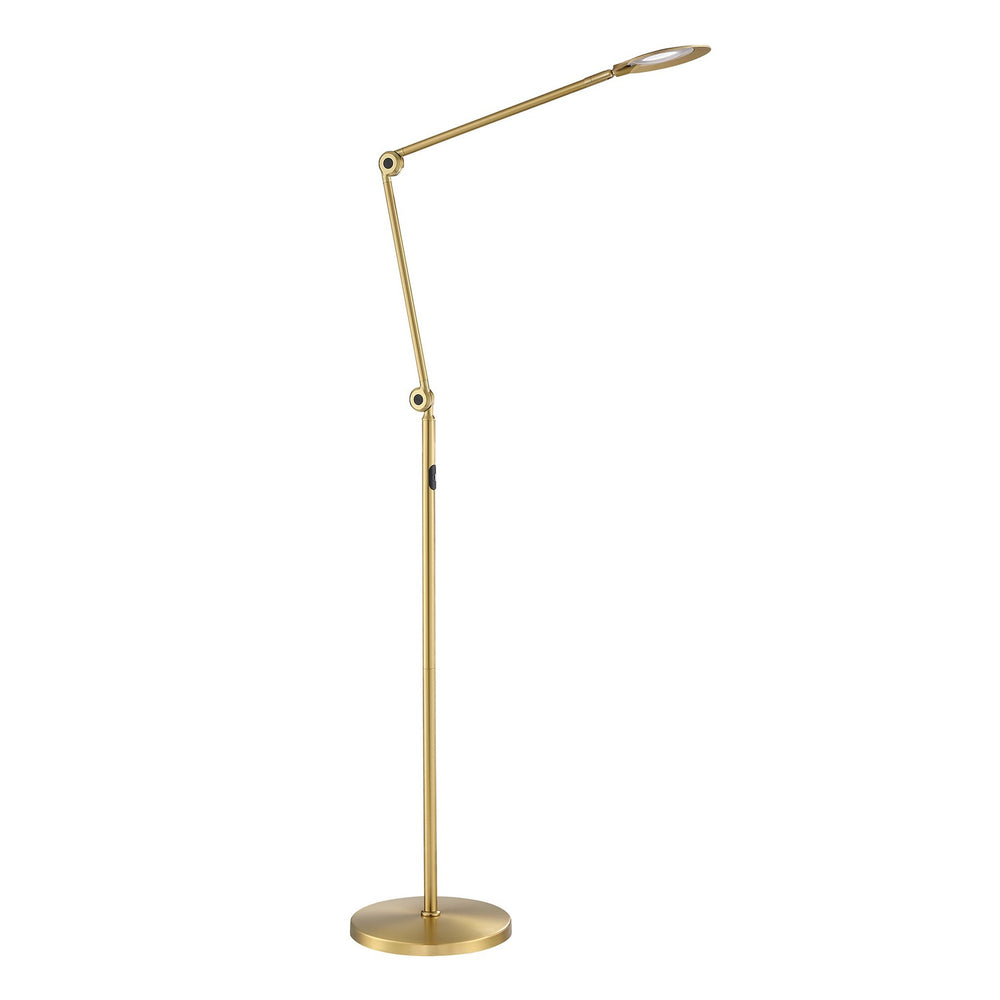 Kendal Canada - LED Floor Lamp - Ican - Brass- Union Lighting Luminaires Decor