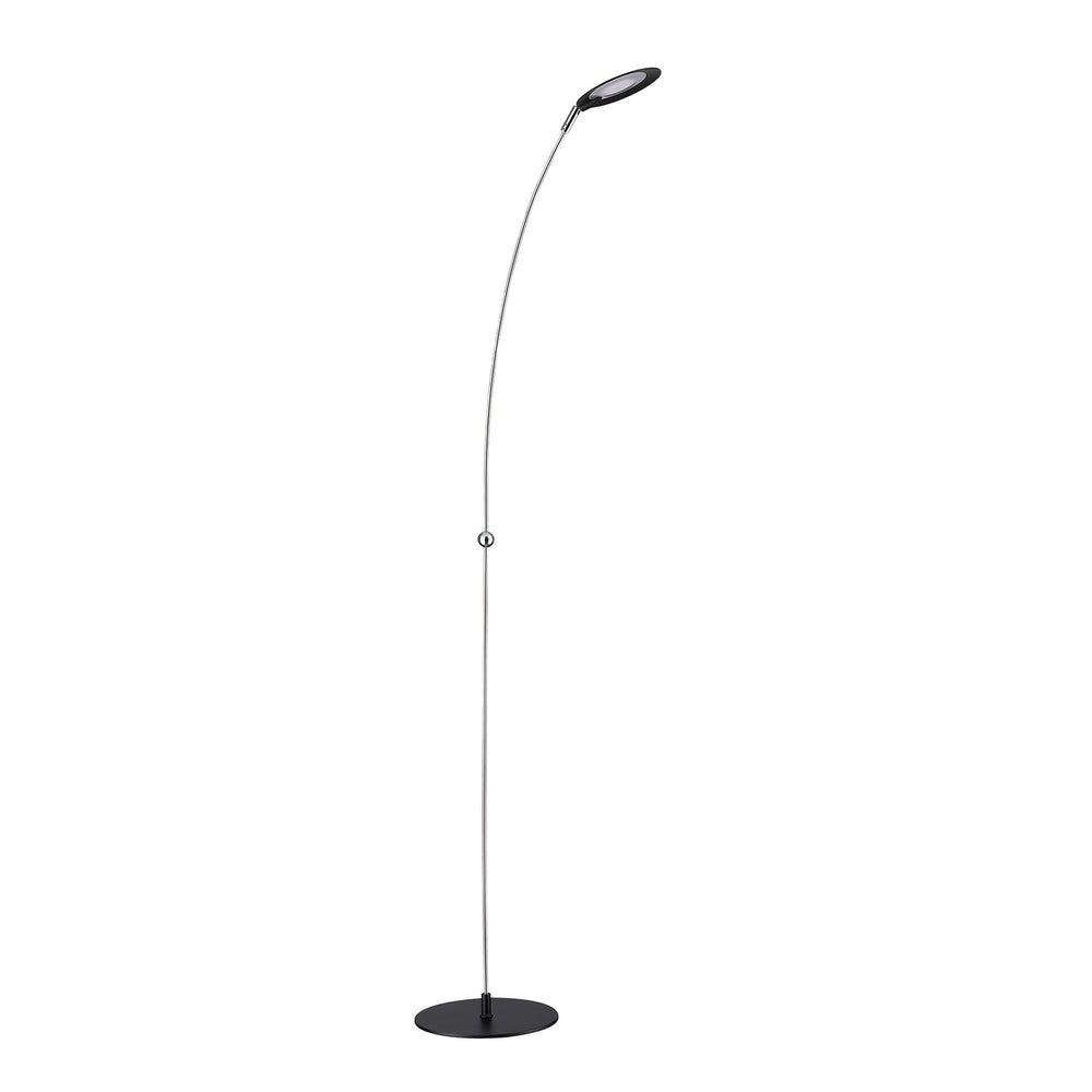 Kendal Canada - LED Floor Lamp - Bron - Black & Stainless Steel- Union Lighting Luminaires Decor