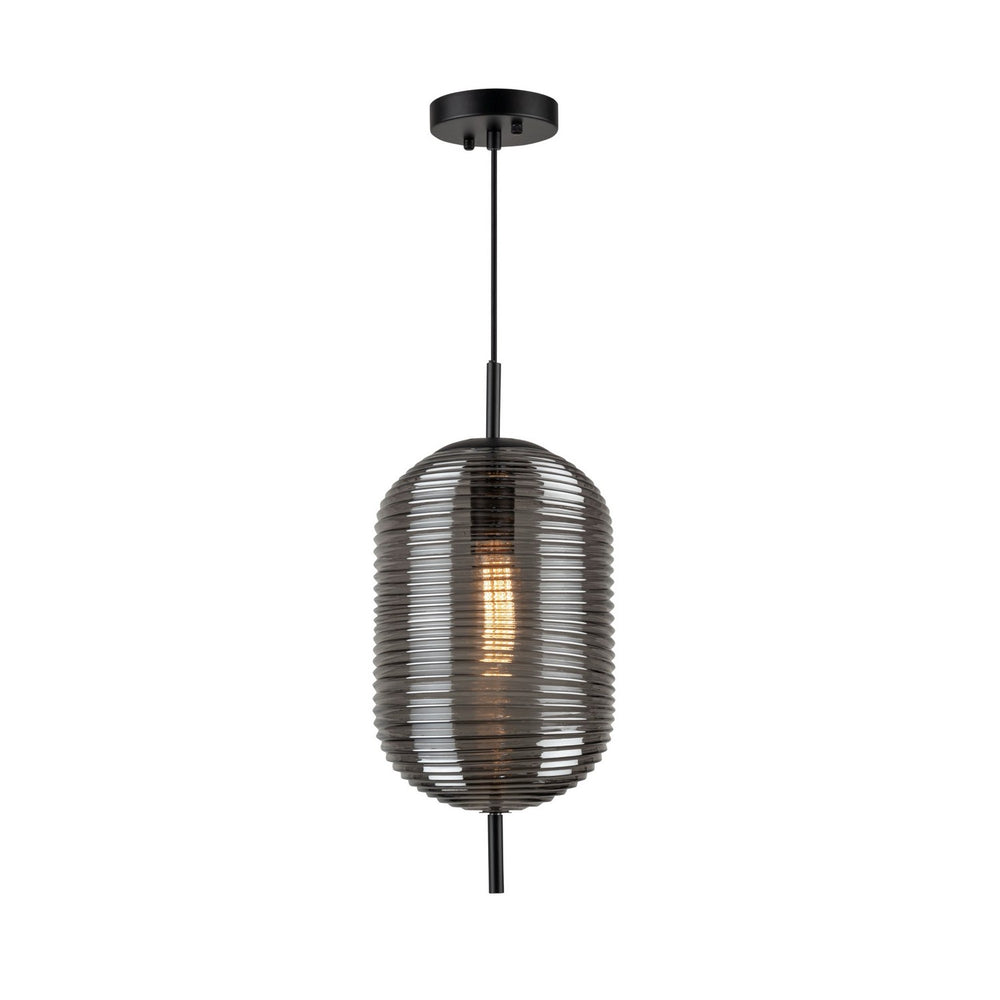 Artcraft Canada - One Light Pendant - Vita - Black- Union Lighting Luminaires Decor