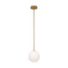 Artcraft Canada - One Light Pendant - Aurelia - Brass- Union Lighting Luminaires Decor