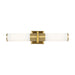 Artcraft Canada - Two Light Bathroom Vanity - Positano - Brushed Brass- Union Lighting Luminaires Decor