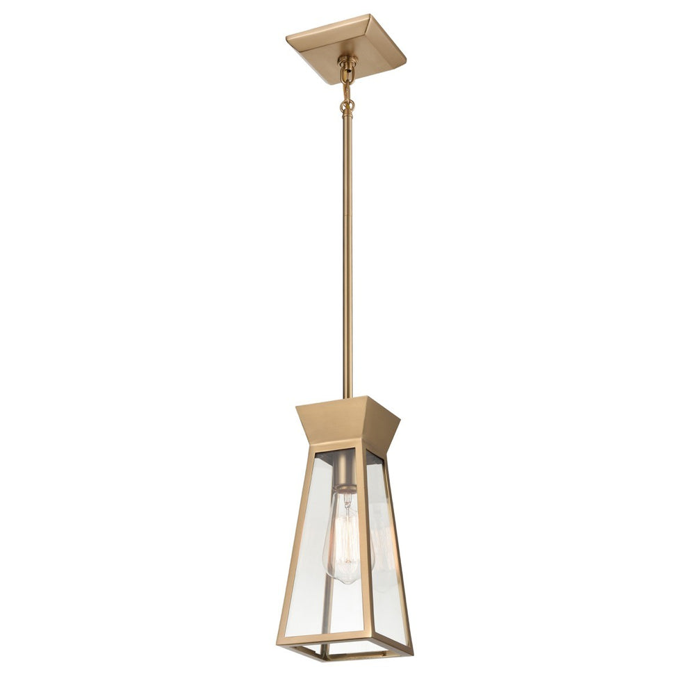 Artcraft Canada - One Light Pendant - Lucian - Brushed Brass- Union Lighting Luminaires Decor