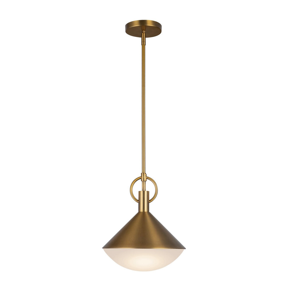 Artcraft Canada - One Light Pendant - Abruzzo - Brass- Union Lighting Luminaires Decor