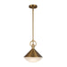Artcraft Canada - One Light Pendant - Abruzzo - Brass- Union Lighting Luminaires Decor