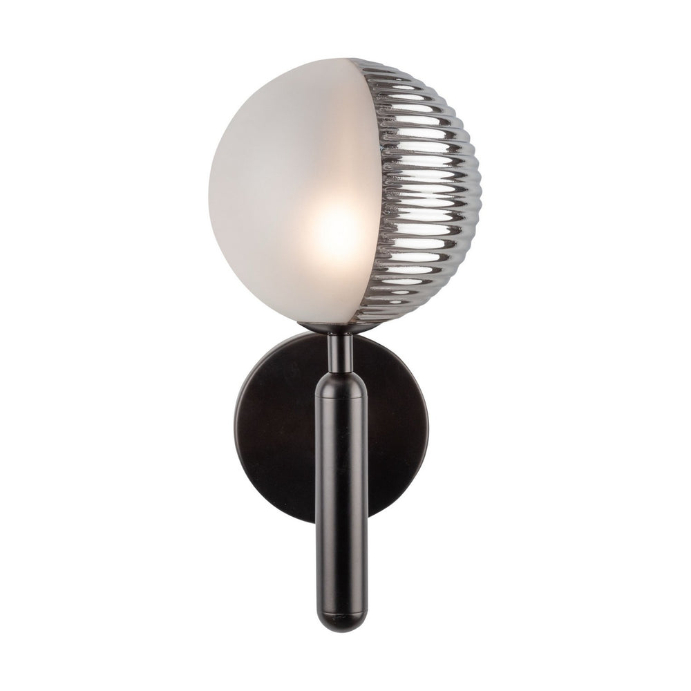 Artcraft Canada - One Light Wall Sconce - Bolla - Black- Union Lighting Luminaires Decor