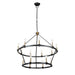 Artcraft Canada - 15 Light Chandelier - Notting Hill - Black and Brushed Brass- Union Lighting Luminaires Decor