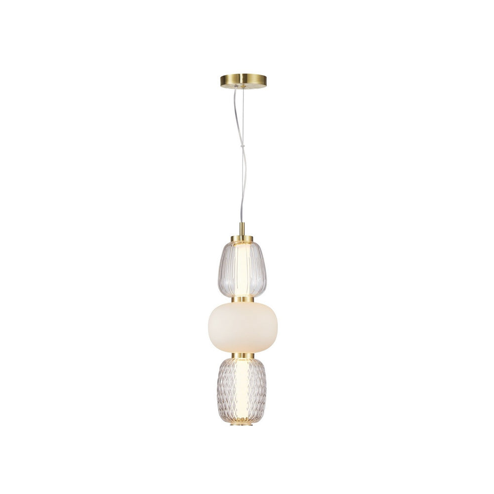 Artcraft Canada - LED Pendant - Cyra - Brass- Union Lighting Luminaires Decor