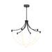 Artcraft Canada - LED Chandelier - Cascata - Black and Brushed Brass- Union Lighting Luminaires Decor