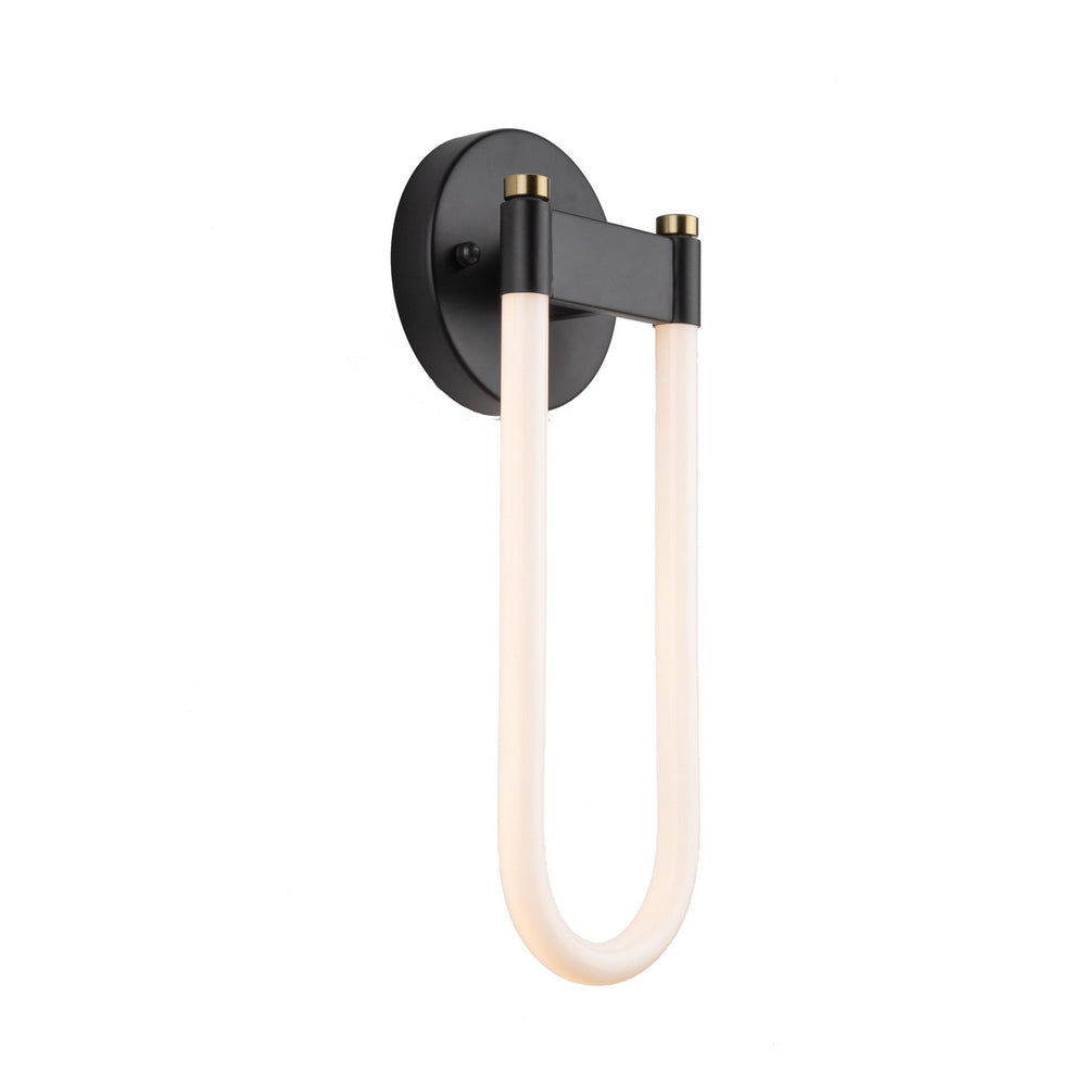 Artcraft Canada - LED Wall Sconce - Cascata - Black and Brushed Brass- Union Lighting Luminaires Decor