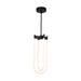 Artcraft Canada - LED Pendant - Cascata - Black and Brushed Brass- Union Lighting Luminaires Decor