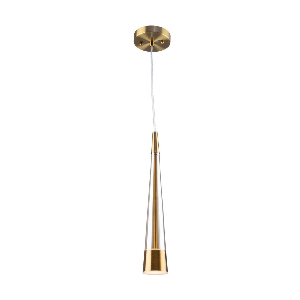 Artcraft Canada - LED Pendant - Sunnyvale - Brass- Union Lighting Luminaires Decor