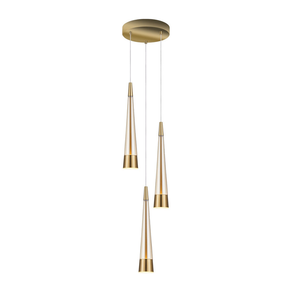 Artcraft Canada - LED Chandelier - Sunnyvale - Brass- Union Lighting Luminaires Decor