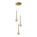 Artcraft Canada - LED Chandelier - Sunnyvale - Brass- Union Lighting Luminaires Decor