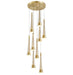 Artcraft Canada - LED Chandelier - Sunnyvale - Brass- Union Lighting Luminaires Decor