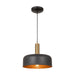 Artcraft Canada - One Light Pendant - Orsa - Black and Brushed Brass- Union Lighting Luminaires Decor
