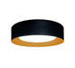 Artcraft Canada - LED Flush Mount - Orsa - Black and Brushed Brass- Union Lighting Luminaires Decor