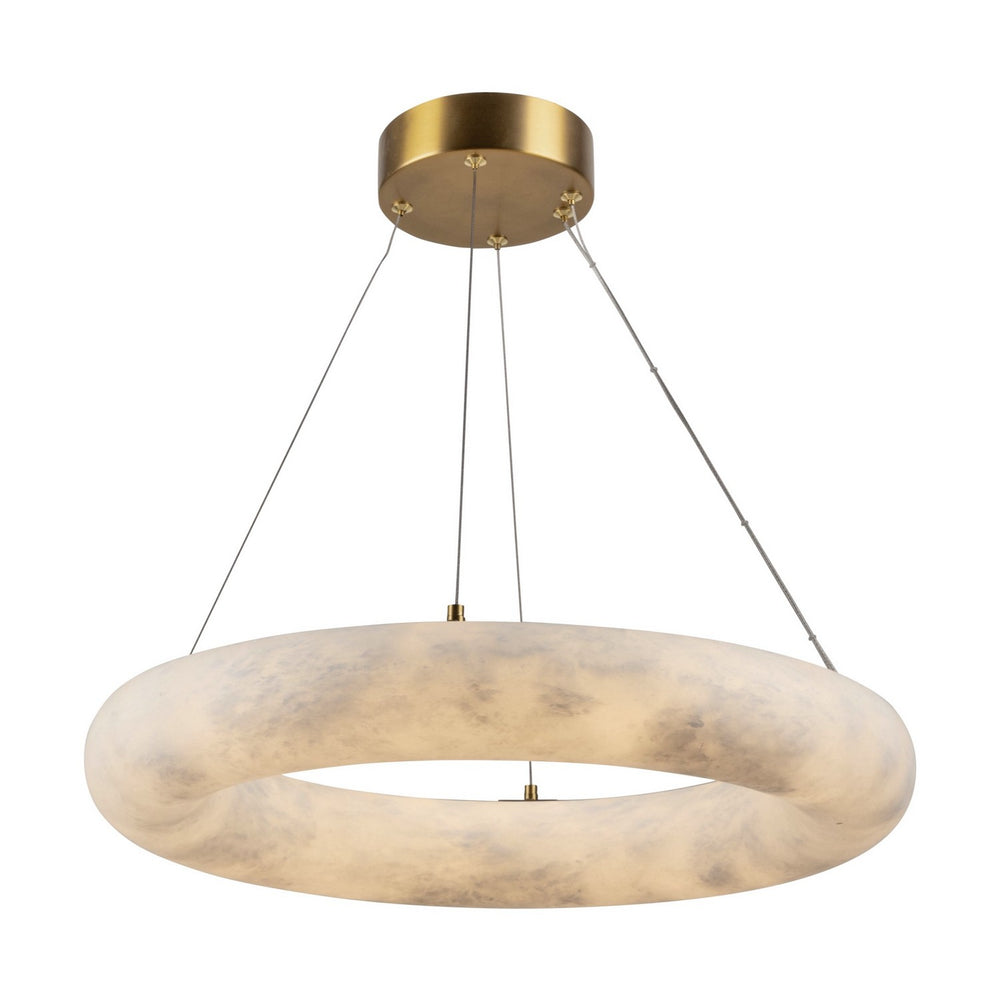 Artcraft Canada - LED Chandelier - Camila - Brushed Brass- Union Lighting Luminaires Decor