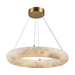 Artcraft Canada - LED Chandelier - Camila - Brushed Brass- Union Lighting Luminaires Decor