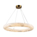 Artcraft Canada - LED Chandelier - Camila - Brushed Brass- Union Lighting Luminaires Decor