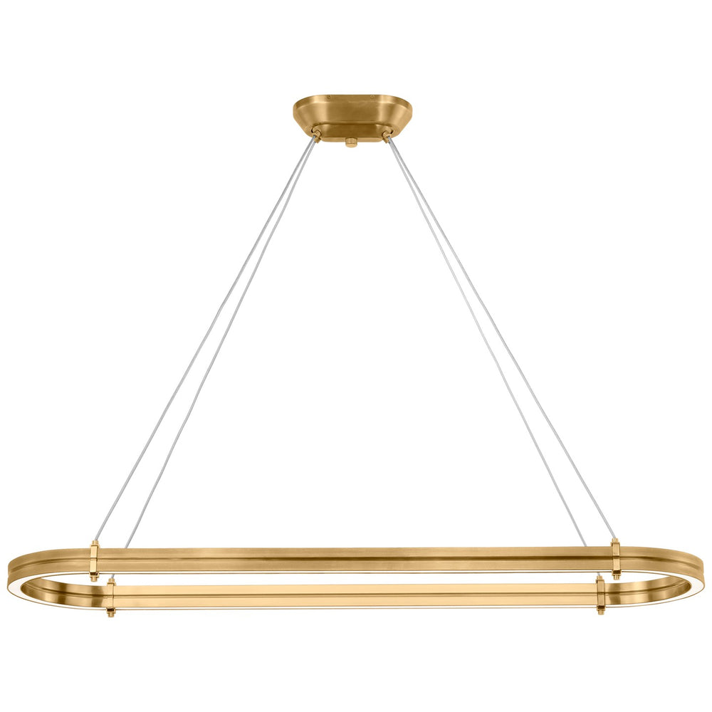 Ralph Lauren Canada - LED Linear Chandelier - Paxton - Natural Brass- Union Lighting Luminaires Decor