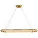 Ralph Lauren Canada - LED Linear Chandelier - Paxton - Natural Brass- Union Lighting Luminaires Decor