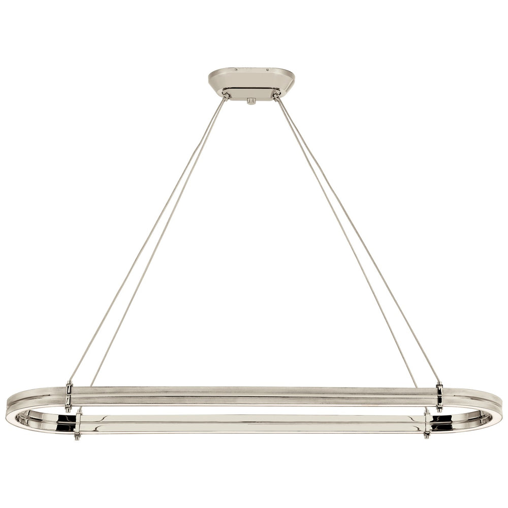 Ralph Lauren Canada - LED Linear Chandelier - Paxton - Polished Nickel- Union Lighting Luminaires Decor