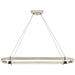 Ralph Lauren Canada - LED Linear Chandelier - Paxton - Polished Nickel- Union Lighting Luminaires Decor