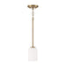 Capital Lighting - One Light Mini Pendant - Lawson - Aged Brass- Union Lighting Luminaires Decor