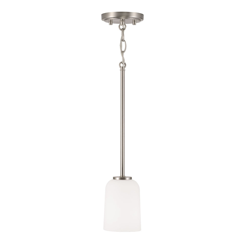 Capital Lighting - One Light Mini Pendant - Lawson - Brushed Nickel- Union Lighting Luminaires Decor