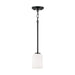 Capital Lighting - One Light Mini Pendant - Lawson - Matte Black- Union Lighting Luminaires Decor