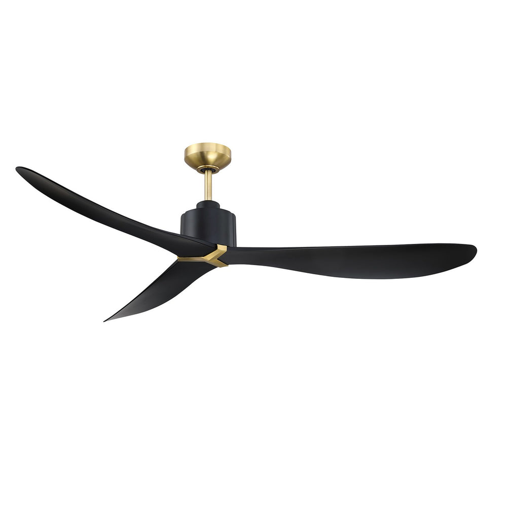 Kendal Canada - 60"Ceiling Fan - Taros - Black & Brass- Union Lighting Luminaires Decor