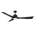 Kendal Canada - 62"Ceiling Fan - Ariya - Black- Union Lighting Luminaires Decor