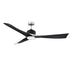 Kendal Canada - 62"Ceiling Fan - Ariya - Black & Satin Nickel- Union Lighting Luminaires Decor