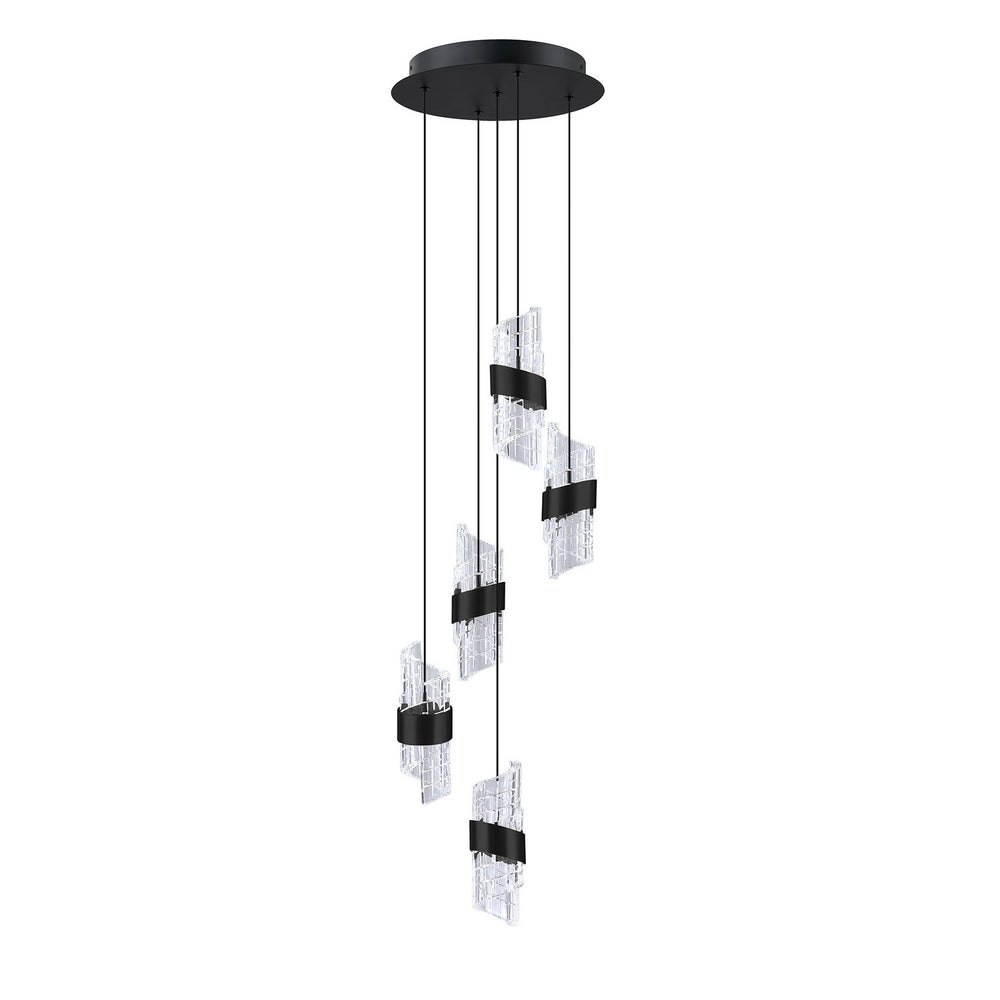 Kendal Canada - LED Pendant Pan - Silhouettes - Black- Union Lighting Luminaires Decor