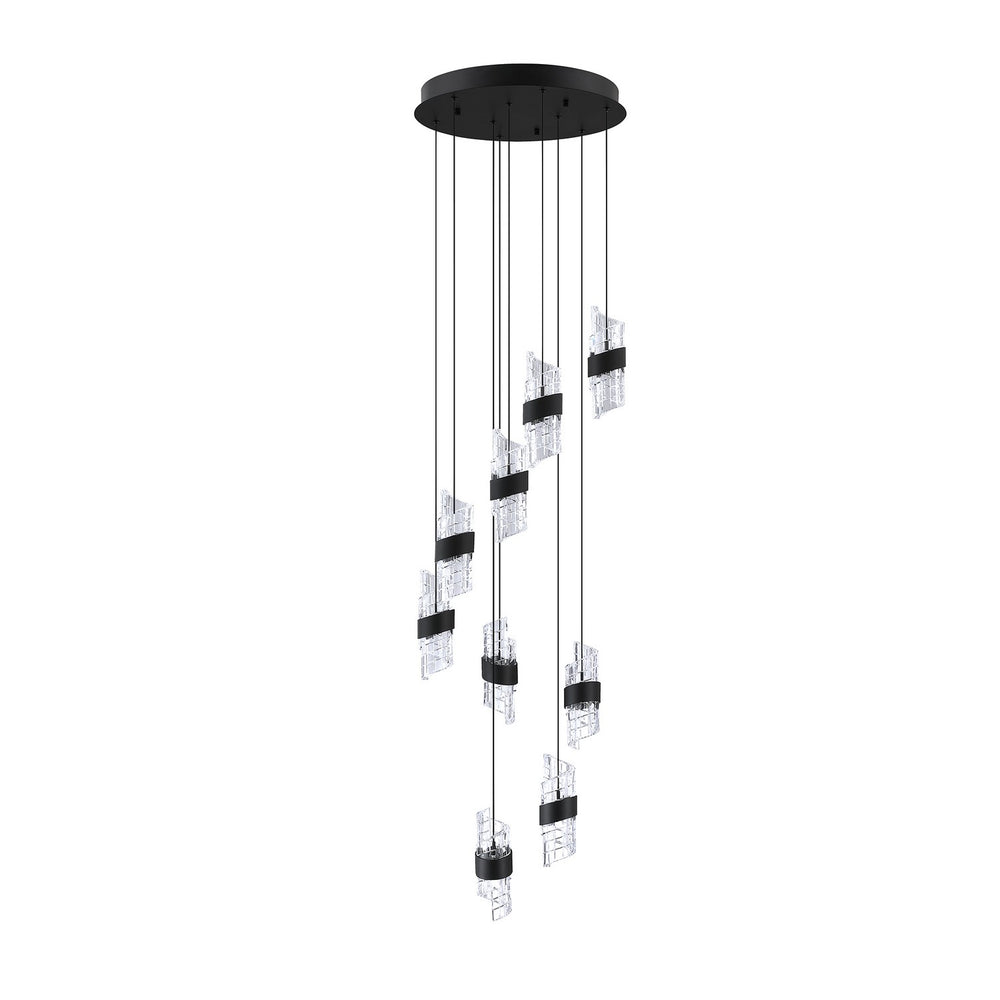 Kendal Canada - LED Pendant Pan - Silhouettes - Black- Union Lighting Luminaires Decor