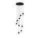 Kendal Canada - LED Pendant Pan - Silhouettes - Black- Union Lighting Luminaires Decor