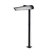 Eurofase Canada - 8FT POLE MOUNT,SINGLE 61IN,BLK - Black- Union Lighting Luminaires Decor