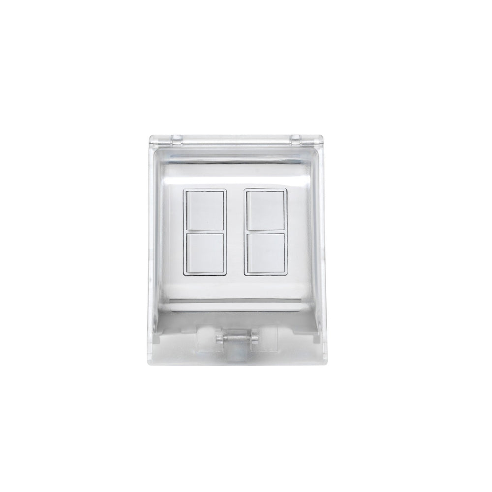Eurofase Canada - Dual Duplex Switch Weatherproof Surface Mount And Gang Box - White- Union Lighting Luminaires Decor