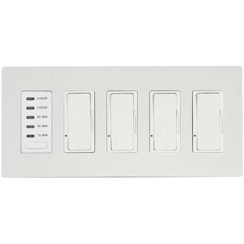 Eurofase Canada - Four Dimmers and One Timer - Timer & Dimmer - White- Union Lighting Luminaires Decor