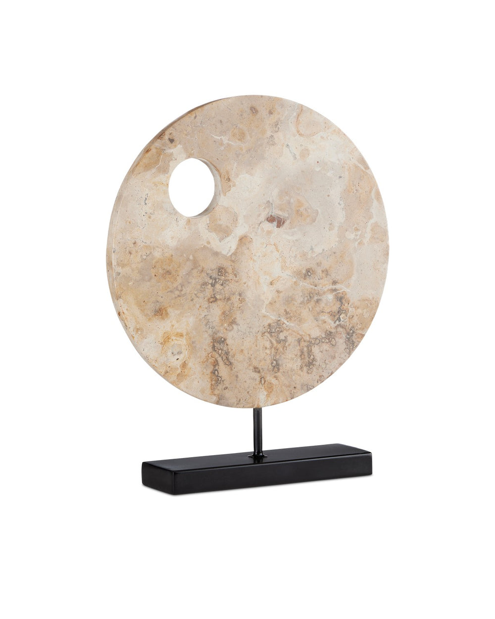 Currey and Company - Disc - Wes - Natural/Black- Union Lighting Luminaires Decor
