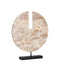 Currey and Company - Disc - Anu Marble Disc - Natural/Black- Union Lighting Luminaires Decor
