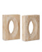Currey and Company - Bookends Set of 2 - Demi - Natural- Union Lighting Luminaires Decor