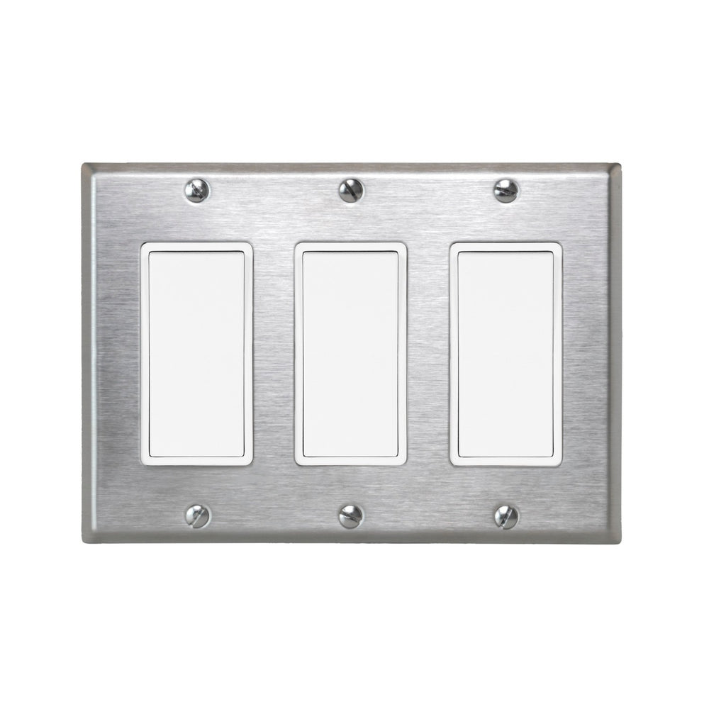 Eurofase Canada - On/Off Switch With Plate And Box - Stainless Steel- Union Lighting Luminaires Decor