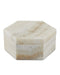 Currey and Company - Box - Arco Onyx Hexagon Box - Natural- Union Lighting Luminaires Decor