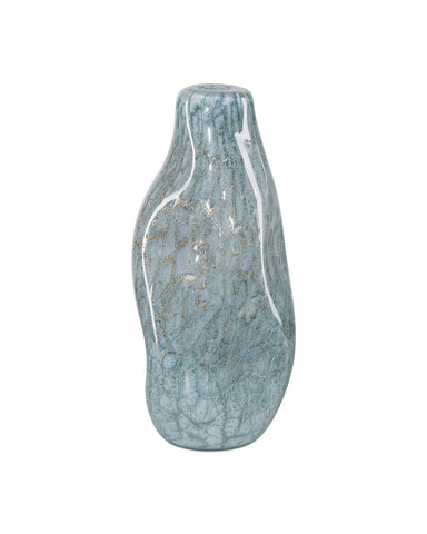 Currey and Company - Vase - Pale Blue/Gold- Union Lighting Luminaires Decor