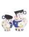 Currey and Company - Objects Set of 2 - Osamu - White/Multi-color- Union Lighting Luminaires Decor