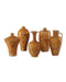 Currey and Company - Vase Set of 5 - Romulus - Yellow/Brown- Union Lighting Luminaires Decor