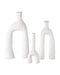 Currey and Company - Vase Set of 3 - Zante - Matte White- Union Lighting Luminaires Decor